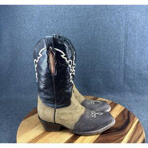 El General Mens Rodeo Boots Sz 5 Brown Black 1711 30804